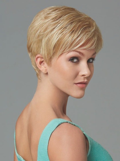 Fashionable Short Capless Synthetic Wig