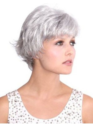 Good Looking Straight Lace Front Mono Top Synthetic Wig