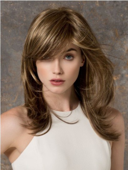 Chic Cheap Long Wavy Monofilament Blonde Wig