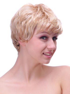 Elegante Short Wavy Capless Synthetic Wig