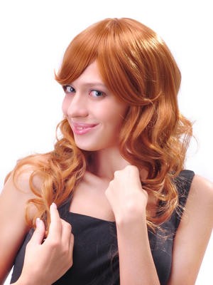 Fashionable Long Wavy Capless Synthetic Wig