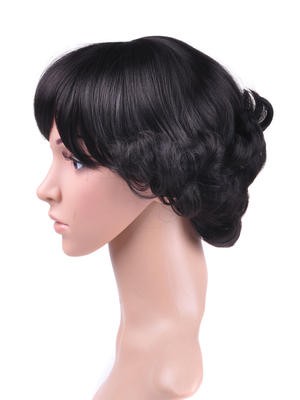 New Style Wavy Capless Synthetic Short Wig