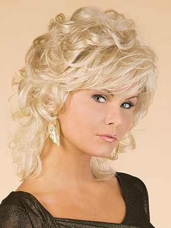 Charming Medium Synthetic Capless Wavy Wig