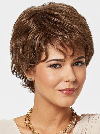 Synthetic Layered Straight Attractive Wig