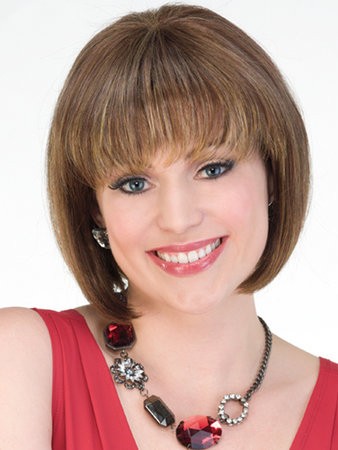 Lovely Straight Synthetic Medium Length Wig