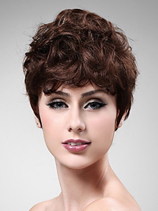 Prodigious Synthetic Wavy Short Wig