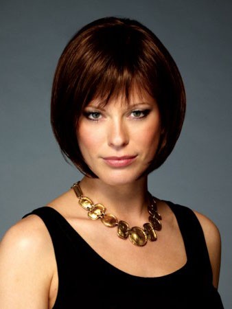 Sweet Medium Length Wavy Synthetic Wig