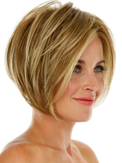 Modern Capless Short Synthetic Wig