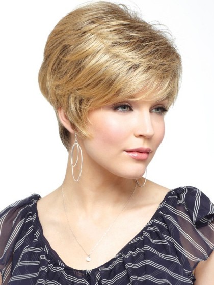 Elegant Short Length Capless Synthetic Wig