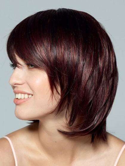 Pleasant Straight Lace Front Synthetic Wig