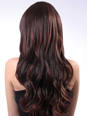 Glamorous Capless Wavy Long Synthetic Wig