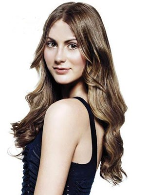 Nice-looking Wavy Long Full Lace Synthetic Wig