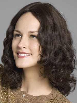 Elegant Wavy Synthetic Medium Length Lace Front Wig