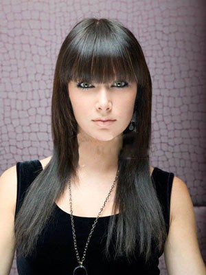 Flattering Synthetic Long Capless Straight Wig