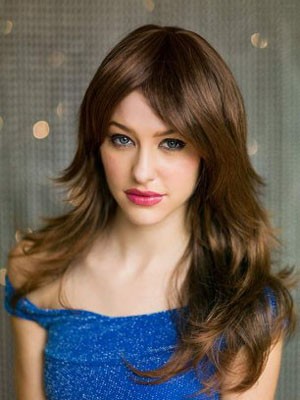 Modern Capless Synthetic Straight Long Wig