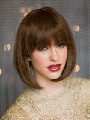 Striking Synthetic Straight Capless Wig