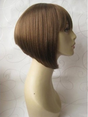 Striking Synthetic Straight Capless Wig