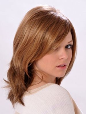 Short Capless Synthetic Straight Wig