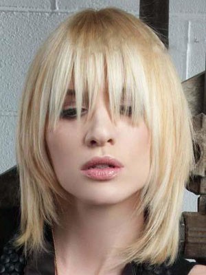 New Style Synthetic Lace Front Straight Wig