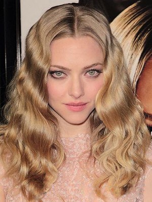 Natural Synthetic Lace Front Wavy Wig