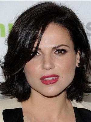 Flattering Synthetic Lace Front Straight Wig