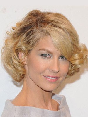 Natural Synthetic Lace Front Wavy Wig