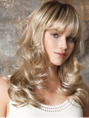 Stylish Synthetic Wavy Capless Wig