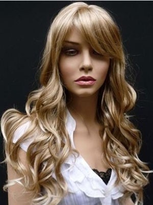 Classic Synthetic Wavy Capless Wig