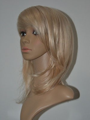 Natural Synthetic Straight Caples Wig