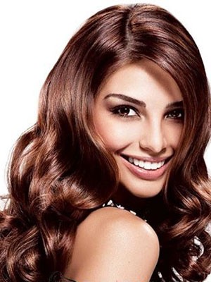 Natural Synthetic Lace Front Wavy Wig