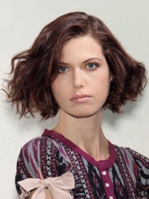 Fashionable Synthetic Wavy Lace Front Wig