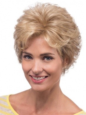 Cute Synthetic Wavy Capless Wig