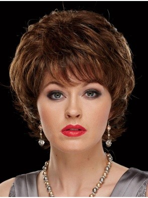 Fashionable Synthetic Wavy Capless Wig