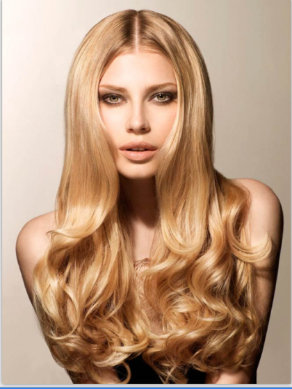 Natural Synthetic Wavy Lace Front Wig