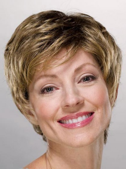 Beautiful Short Boy Cut Layered Cynthia Synthetic Wig