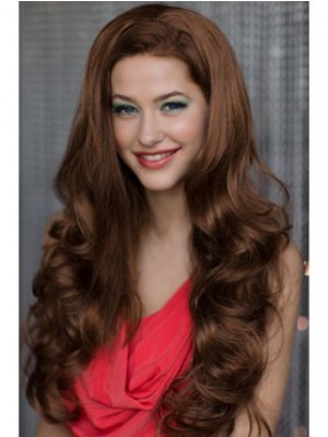 Long Loose Curls Capless 3/4 Wig