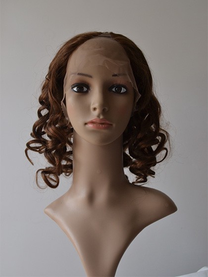 Shoulder Length Spiral Curls U Part Wig