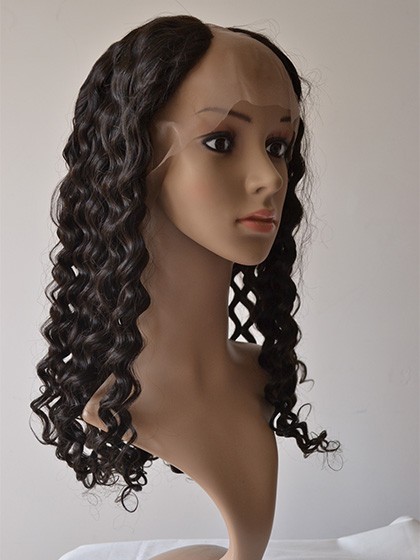 Fashion Long Curly U Part Wig