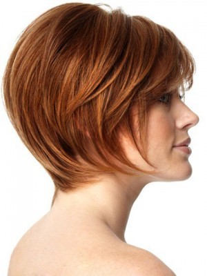 Sweet Short Soft Layers Human Hair Capless Wig