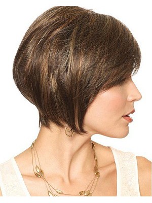 Monofilament Bob Elegant Synthetisch Gerade Perücke