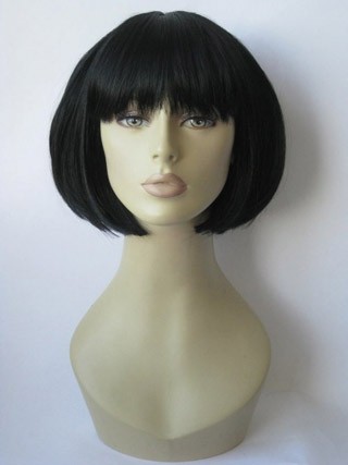 Mit Höher Qualität Jessie J Styling Schwarz Bob Perücke
