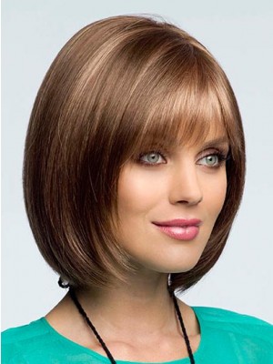 Gerade Vollspitze Neue Stile Remy Echthaar Perücken