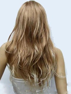 Lang Gerade Dauerhafte Spitzefront Remy Haare Perücke