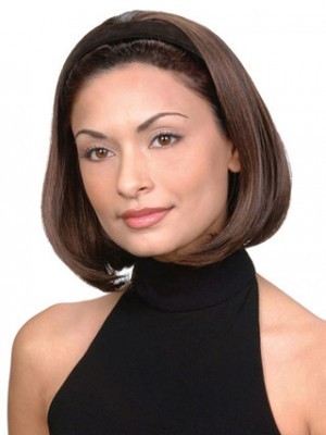 Gute Kurz Page Blunt Cut Headband Perücke